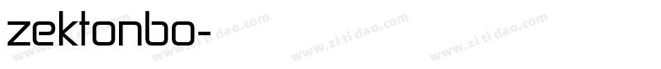 zektonbo字体转换