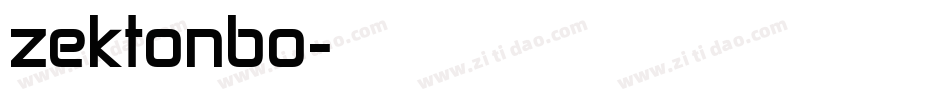zektonbo字体转换