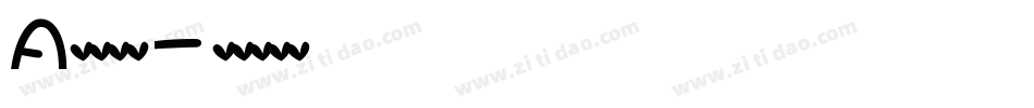 A英文字体字体转换