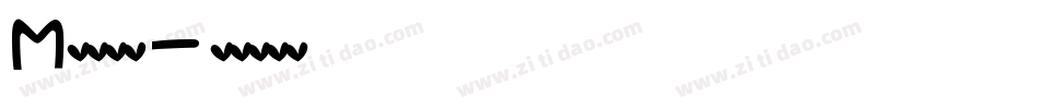 M英文字体字体转换