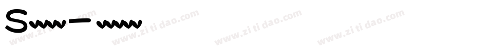 S英文字体字体转换
