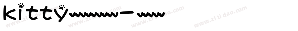 kitty猫咪手机字体转换器字体转换