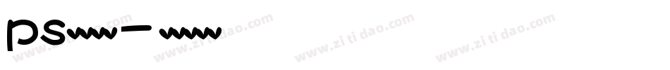 ps英文字体字体转换