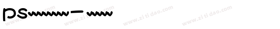 ps英文字体下载字体字体转换