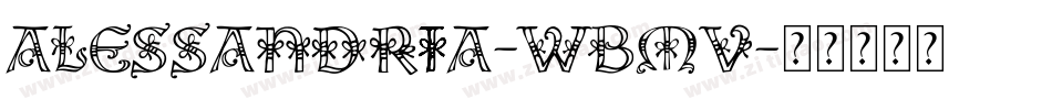 Alessandria-WBmv字体转换