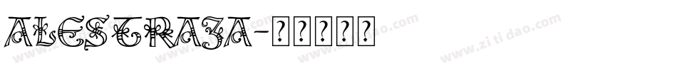 Alestraza字体转换