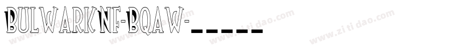 BulwarkNf-Bqaw字体转换