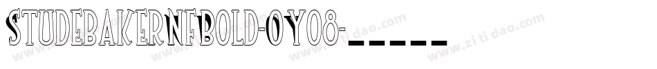 StudebakerNfBold-OYo8字体转换
