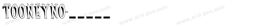 TOONEYNO字体转换