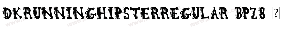 DkRunningHipsterRegular-BPZ8字体转换