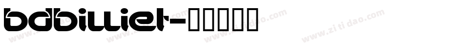 BDBilliet字体转换