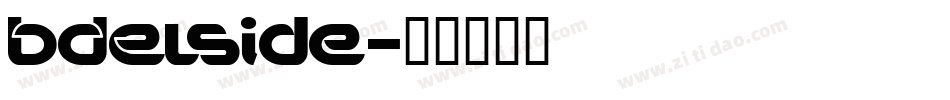 BDElside字体转换