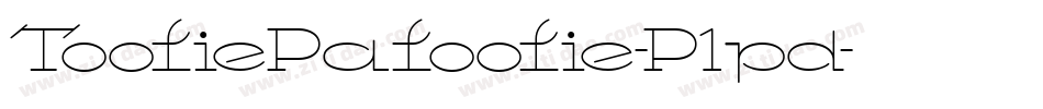 TootiePatootie-P1pd字体转换