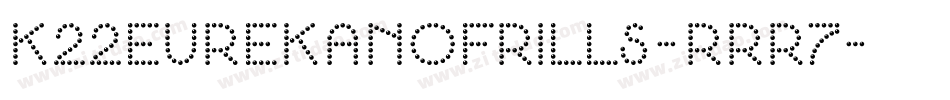 K22EurekaNofrills-rrR7字体转换