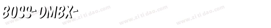 Boss-dMBX字体转换