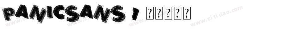PanicSans-1字体转换