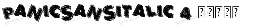 PanicSansItalic-4字体转换