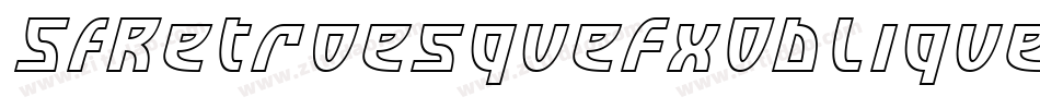 SfRetroesqueFxOblique-wBdw字体转换 SfRetroesqueFxOblique-wBdw字体转换