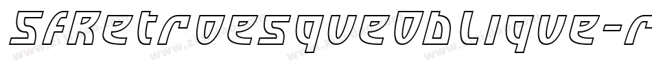SfRetroesqueOblique-rrDL字体转换