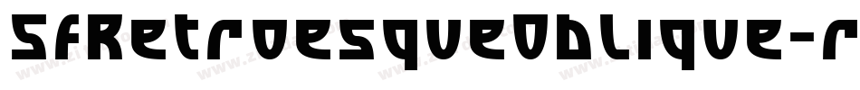 SfRetroesqueOblique-rrDL字体转换