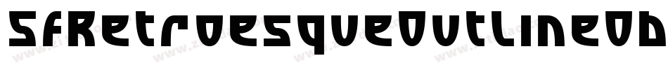SfRetroesqueOutlineOblique-2WDe字体转换 SfRetroesqueOutlineOblique-2WDe字体转换