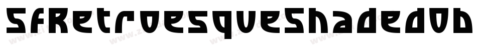 SfRetroesqueShadedOblique-mPV2字体转换 SfRetroesqueShadedOblique-mPV2字体转换