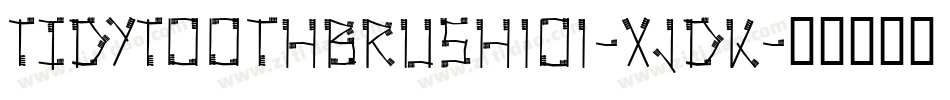 TidyToothbrush101-xJdK字体转换