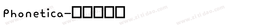 Phonetica字体转换