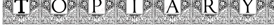Topiary_Initials字体转换