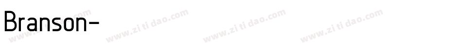 Branson字体转换