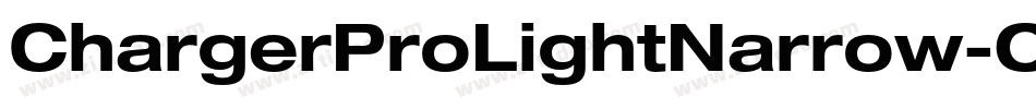 ChargerProLightNarrow-O53o字体转换