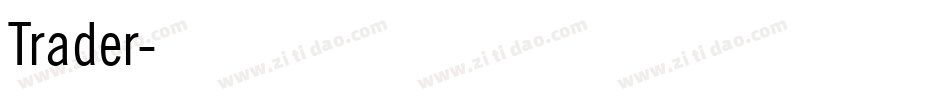 Trader字体转换