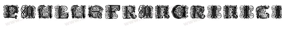 PaulusFranckInitialen字体转换