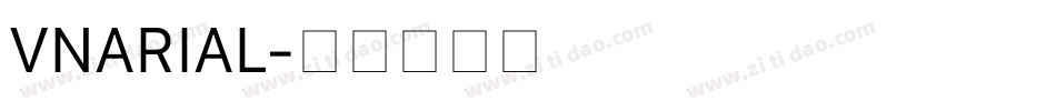 VNARIAL字体转换