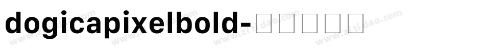 dogicapixelbold字体转换