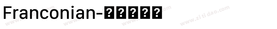 Franconian字体转换