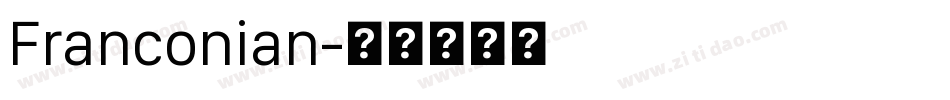 Franconian字体转换