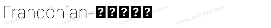 Franconian字体转换