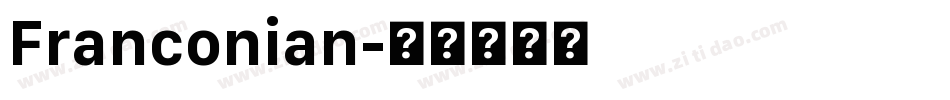Franconian字体转换