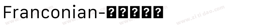 Franconian字体转换