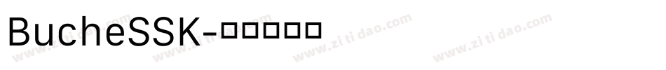 BucheSSK字体转换