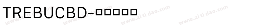 TREBUCBD字体转换