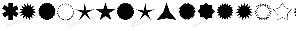 DnrRecreationSymbols-DOA3字体转换