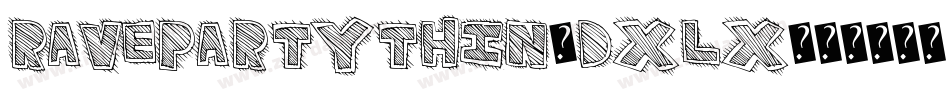 RavepartyThin-dxlX字体转换