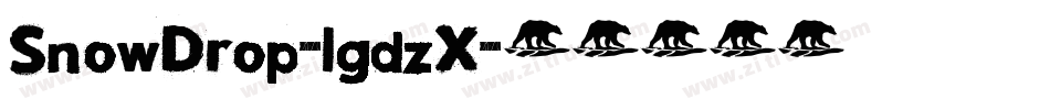 SnowDrop-lgdzX字体转换