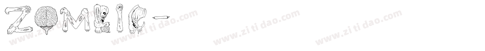 ZOMBIE字体转换