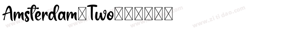 Amsterdam-Two字体转换