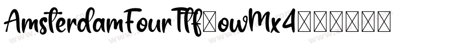 AmsterdamFourTtf-owMx4字体转换
