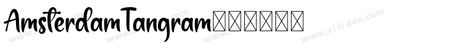 AmsterdamTangram字体转换