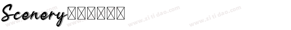 Scenery字体转换